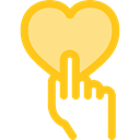 Health Clinic, Valentines Day, Love And Romance, Heart, hospital, signs Gold icon
