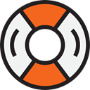 lifeguard, lifebuoy, Floating, Lifesaver, security, help WhiteSmoke icon