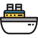 Yacht, Boat, transport, ship, Cruise, transportation, Ships Black icon