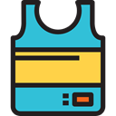 vest, clothing, Holidays, fashion MediumTurquoise icon