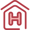 hospital, buildings, urban, Health Clinic, Architectonic, Healthcare And Medical, medical Sienna icon