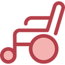 wheelchair, medical, Disabled, transport, handicap, Healthcare And Medical Sienna icon