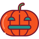halloween, pumpkin, horror, Terror, spooky, scary, fear OrangeRed icon
