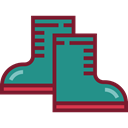 rainy, fashion, footwear, raining, Boot, Rain Boots DarkCyan icon