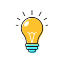Light bulb, Idea, bulb, Idea Bulb Black icon