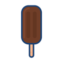 dessert food, Ice cream, popsicle, Colorful Black icon