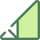 triangle, ui, Levels, Multimedia Option PaleGoldenrod icon