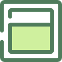 ui, Multimedia Option, Copy, layout, square, interface, Display, Multimedia DimGray icon