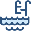 water, Ladder, Swimming Pool, Summertime DarkSlateBlue icon