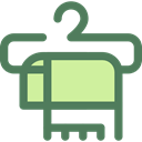 clothing, hanger, wardrobe, Closet, Tools And Utensils DimGray icon