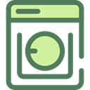 Laundry, washer, washing machine, technology DimGray icon