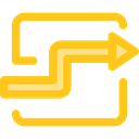 Route, signs, interface, Gps, pin, position, Arrows, start, Finish Gold icon