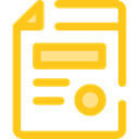 document, File, Archive, interface, Seo And Web Gold icon