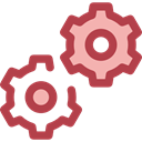 Gear, settings, configuration, cogwheel, Tools And Utensils, Seo And Web Sienna icon