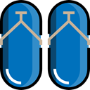 Flip flop, fashion, sandals, footwear, flip flops, Summertime DarkCyan icon