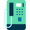 phone receiver, Communication, phone call, Telephones, phone, telephone, technology MediumAquamarine icon