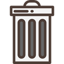 Basket, Bin, Garbage, Can, miscellaneous, Trash, interface, Tools And Utensils DarkSlateGray icon