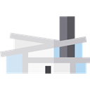 house, Building, Construction, buildings, modern, Architecture, Monuments, Constructions, Modern House Icon