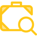 Portal, checking, Check, security, Alarm, people, tool, person, Airport, travel Gold icon