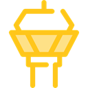 Airport, tower, buildings, Air Traffic, Control Tower, Architecture And City, security Gold icon