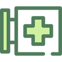 medical, cross, Pharmacy, signs, First aid, Health Care, Health Clinic, Hospitals DimGray icon
