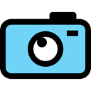Camera, photo, picture, gallery LightSkyBlue icon