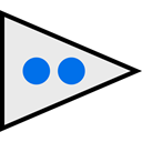 Logo, flickr, Social, flags Lavender icon