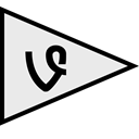 Logo, Social, flags, Vine Lavender icon