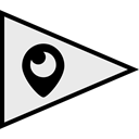 Logo, Social, flags, Periscope Lavender icon