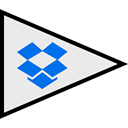 dropbox, Logo, Social, flags Lavender icon