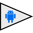Social, Android, flags, Logo Lavender icon