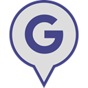 media, Logo, google, pin, Social Gainsboro icon