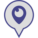 Social, Periscope, media, Logo, pin Gainsboro icon