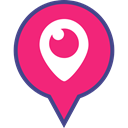 Social, Periscope, media, Logo, pin DeepPink icon