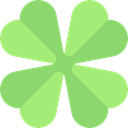 poker, Flower, shapes, flowers, symbol LightGreen icon