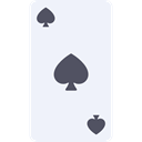 Cards, poker, shapes, Casino, gambling, gambler AliceBlue icon
