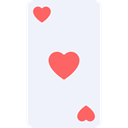 poker, Heart, card, Casino, Playing Cards AliceBlue icon