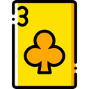 gaming, Casino, Bet, Clubs, gambling, Cards, poker Gold icon