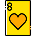 Cards, poker, Hearts, gaming, Casino, Bet, gambling Icon