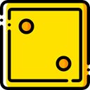 gambling, entertainment, Game, dice, gaming, luck, Casino, dices Gold icon