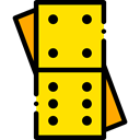 Game, gaming, Pieces, leisure, domino Icon