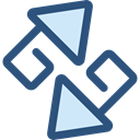 Arrows, Change, ui, exchange, symbols, changing, Multimedia Option DarkSlateBlue icon