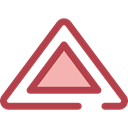 Arrows, Orientation, Direction, ui, up arrow, uploading, Multimedia Option Black icon