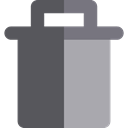 Garbage, Can, tin, Tools And Utensils, Trash, recycle DimGray icon