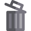 Trash, recycle, Garbage, Can, tin, Tools And Utensils Gray icon