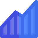 marketing, finances, growth, graphical, Business, Stats, Diagram, statistics, Profits RoyalBlue icon