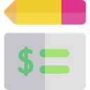 Business, Bill, Money, Cash, pay, banking, payment method Silver icon