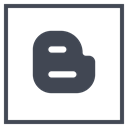media, Logo, blogger, Social DarkSlateGray icon