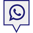 Social, whats, media, App, Logo WhiteSmoke icon