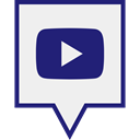 media, Logo, Social, youtube WhiteSmoke icon